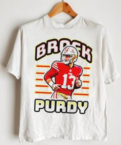 San Francisco 49ers football Brock Purdy player pose retro gift shirt