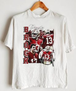 San Francisco 49ers football Brock Purdy player pose signature retro shirt