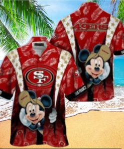San Francisco 49ers nfl mickey mouse Hawaiian Shirt custom for fan