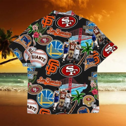 San Francisco City Of Champions Hawaiian Shirt  49ers Hawaiian Shirt  Aloha Shirt  Hawaiian Beach Short