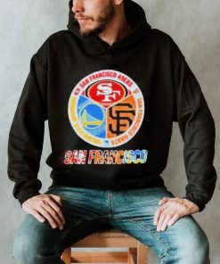 San Francisco City San Francisco 49Ers And San Francisco Giants And Golden State Warriors Logo 2023 shirt