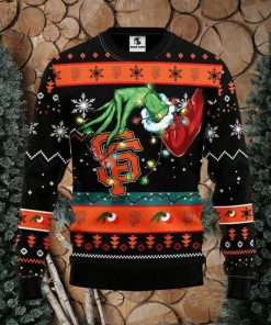 San Francisco Giants Grinch Christmas Ugly Sweater Christmas Gift For Fans Party Hoiliday Gift