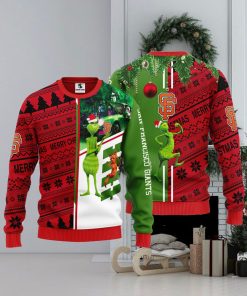 San Francisco Giants Grinch & Scooby doo Christmas Ugly Sweater 1