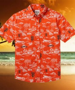 San Francisco Giants Kekai Performance Button Front Hawaiian Shirt Beach Summer Shirt 49ers Hawaiian Shirt