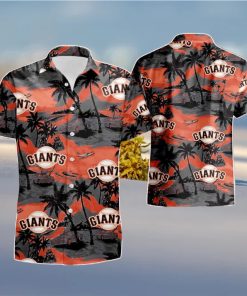 San Francisco Giants Mlb Tommy Bahama Summer Beach Hawaiian Shirt And Short