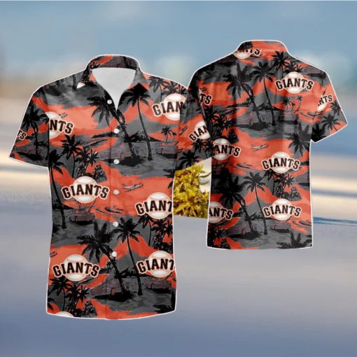 San Francisco Giants Mlb Tommy Bahama Summer Beach Hawaiian Shirt And Short