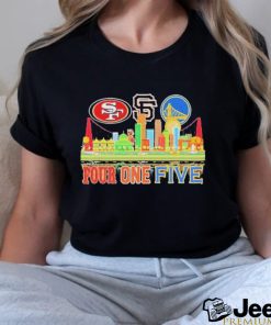 San Francisco Skyline Sport Teams Four One Five Shirt