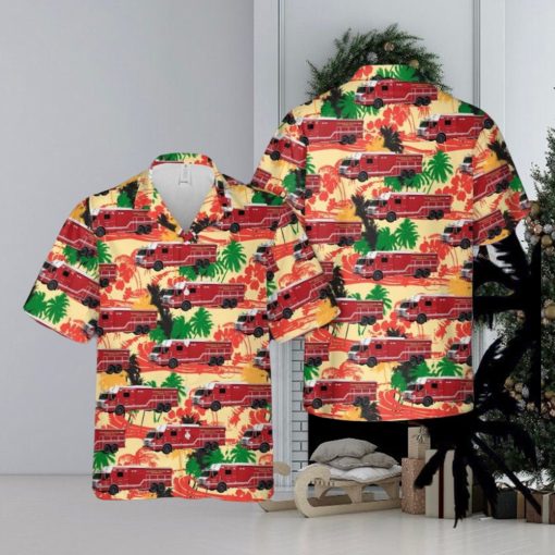 San Jose Fire Department Summer Beach Gift 3D Hawaiian Shirt