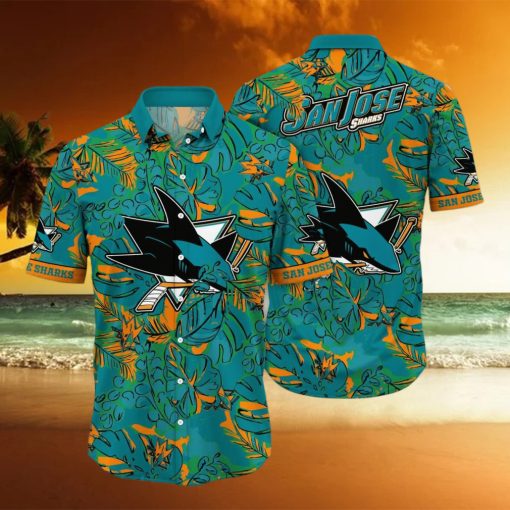 San Jose Sharks NHL Flower Hawaiian Shirt Special Gift For Fans