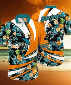 San Jose Sharks NHL Flower Hawaiian Shirt Style Gift For Men Women Fans