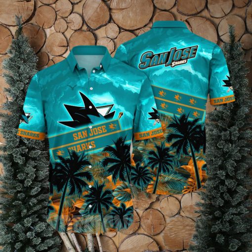 San Jose Sharks NHL Flower Unisex Hawaiian Shirt