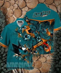 San Jose Sharks NHL Summer All Over Print Hawaiian Shirt