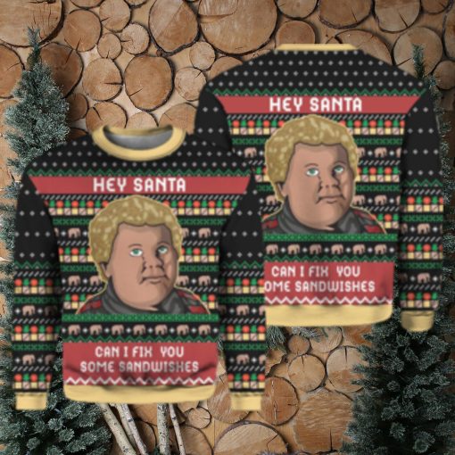 Sandwiches For Santa Bad Santa Sandwiches Christmas Sweater