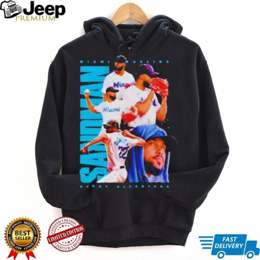 Sandy Alcantara Miami Marlins Football Player Shirt