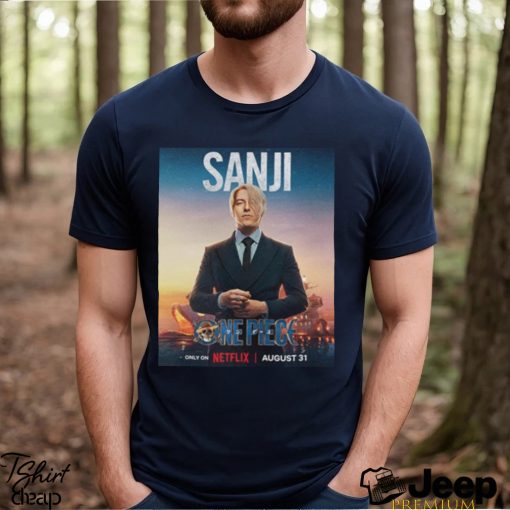 Sanji One Piece Live Action Netflix Poster T Shirt