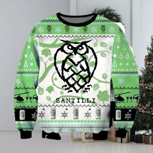SantIlli Beer Ugly Christmas Sweater, Gift for Christmas Holiday