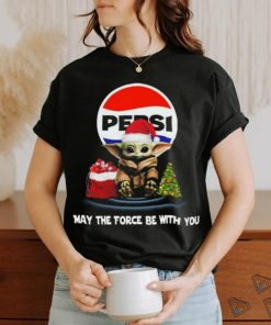 Santa Baby Yoda Pepsi May The Force Be With You Christmas shirt