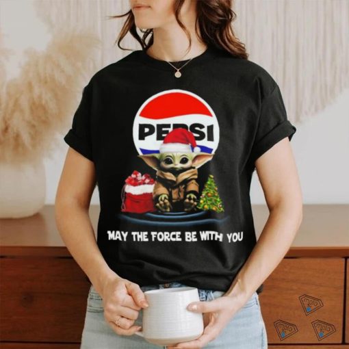 Santa Baby Yoda Pepsi May The Force Be With You Christmas shirt