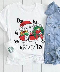 Santa Baymax La La La Christmas Wreath Shirt