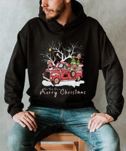 Santa Bulldogs We Woof You A Merry Christmas Sweatshirt