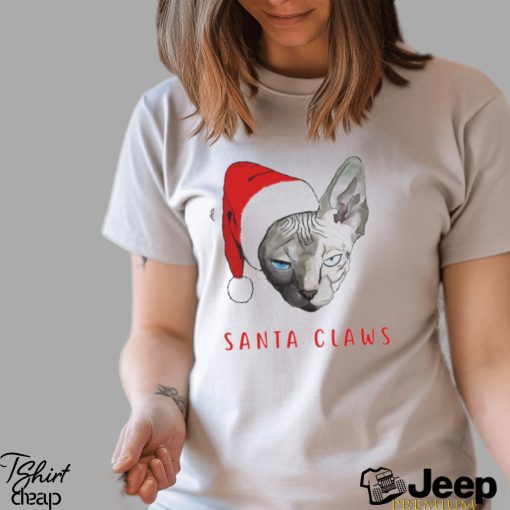 Santa Cat Christmas shirt