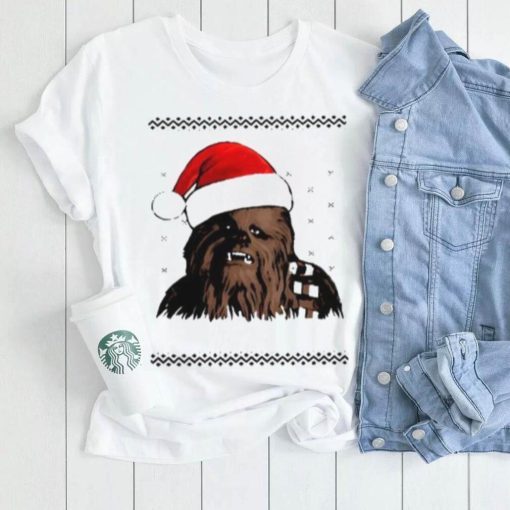 Santa Chewbacca Christmas T Shirt, Star Wars Christmas T shirt