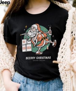 Santa Claus & Beer Merry Christmas 4 Ukiyo e Unisex T Shirt