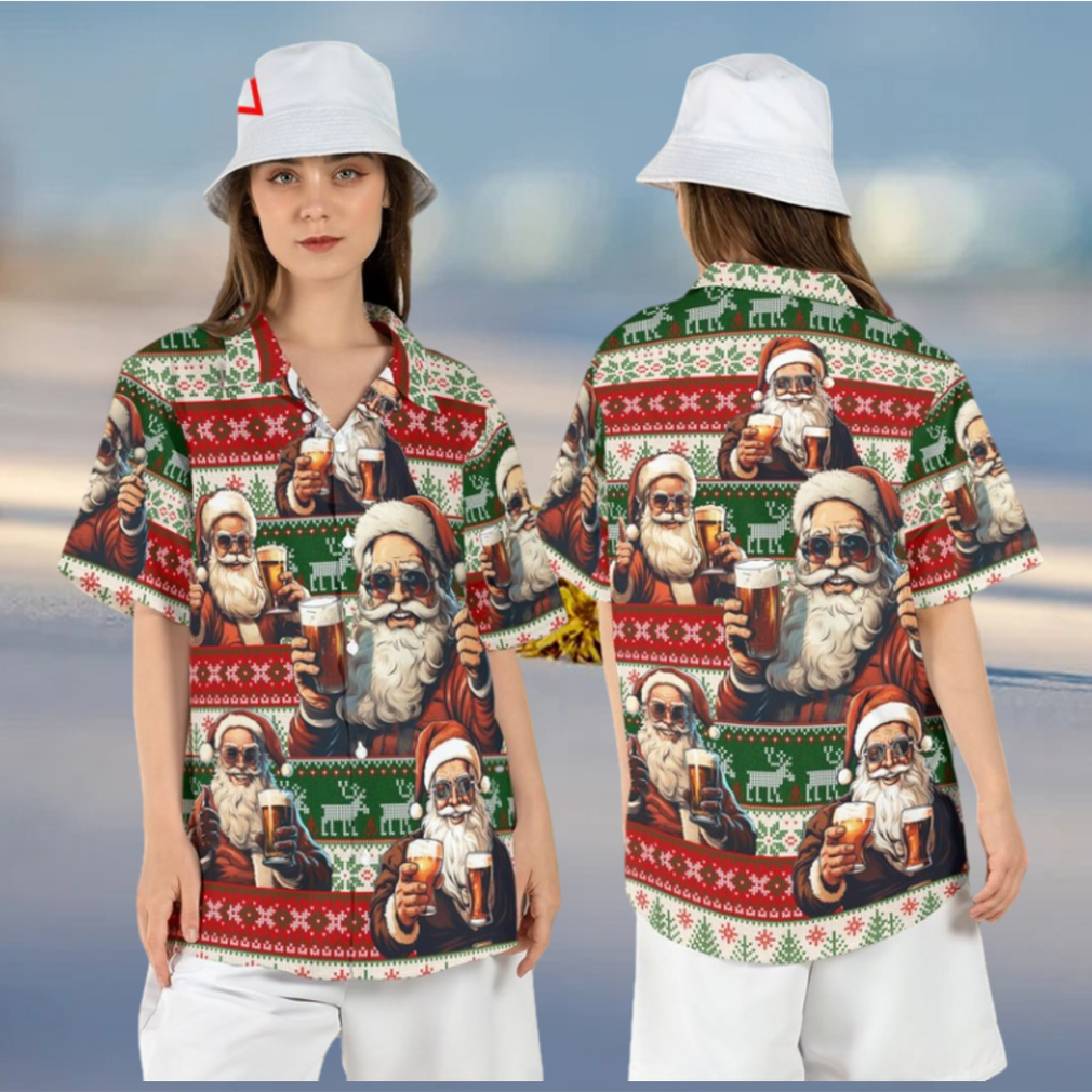 ugly christmas hawaiian shirt