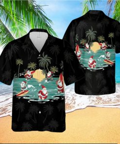 Santa Claus Hawaiian Shirt Christmas Aloha Hawaiian Shirt