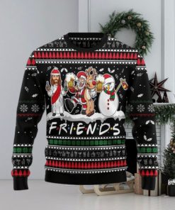 Santa Claus Jesus Friend of Ugly Christmas Sweater