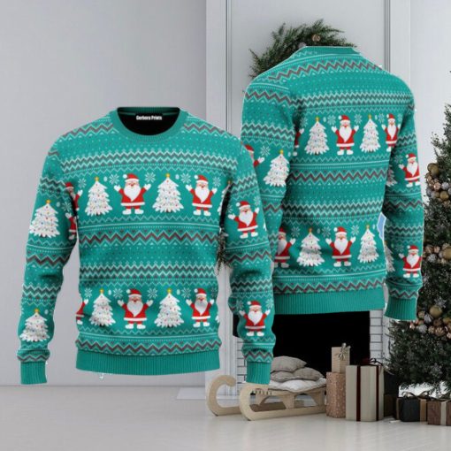 Santa Claus Joyful Holiday Ugly Christmas Sweater, Best Gift For Christmas