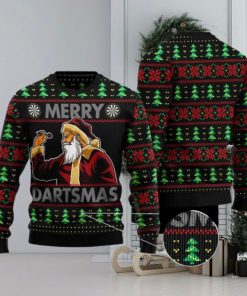 Santa Claus Merry Dartsmas Special Design For Christmas Holiday Ugly Christmas Sweater Winter Clothers