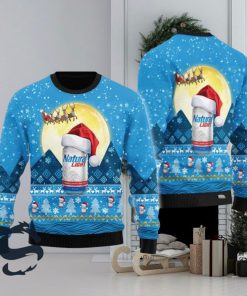 Santa Claus Sleigh Natural Light Ugly Sweater, Christmas Gift Apparel, Merry Ugly Christmas Sweater
