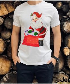 Santa Claus aesthetic nurse Christmas shirt