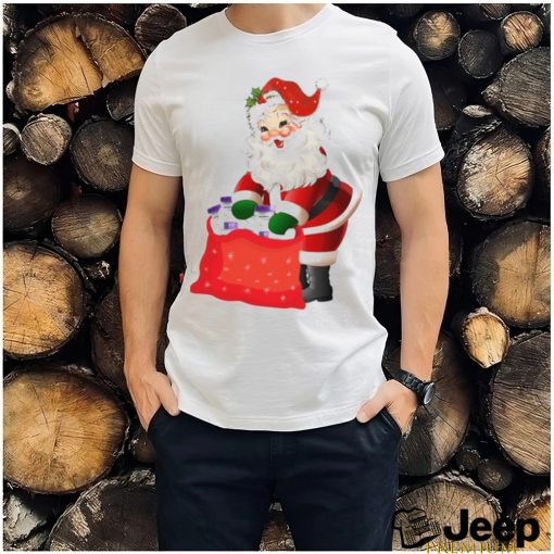 Santa Claus aesthetic nurse Christmas shirt