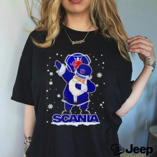 Santa Claus dabbing Scania Christmas shirt