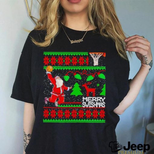 Santa Claus dunk Merry Christmas shirt