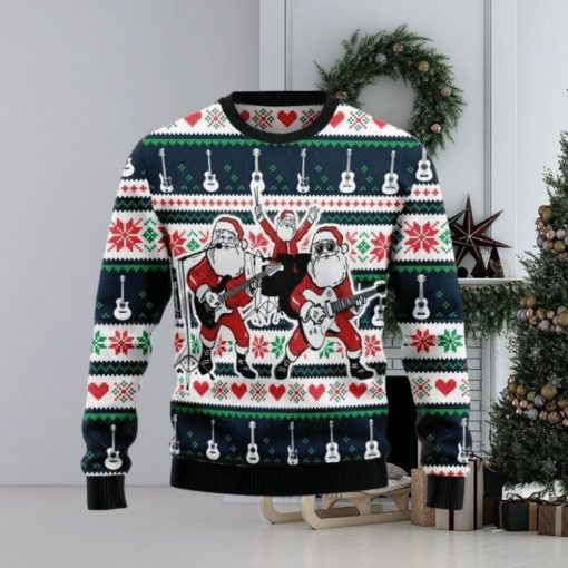 Santa Clauss Band Ugly Christmas Sweater