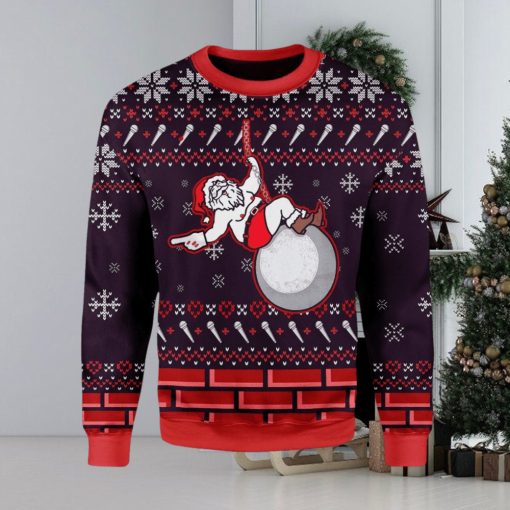 Santa Cyrus Ugly Christmas Sweater