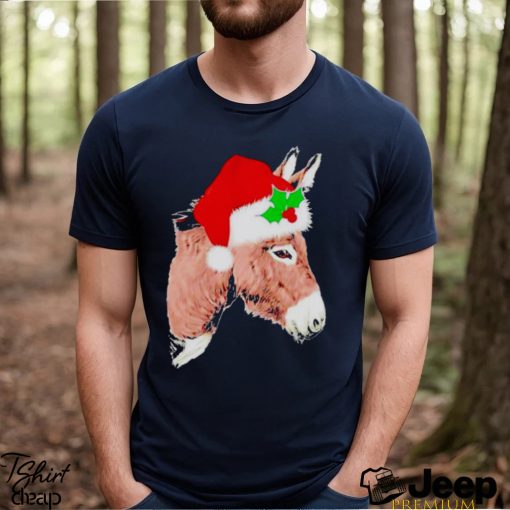 Santa Donkey Christmas Shirt