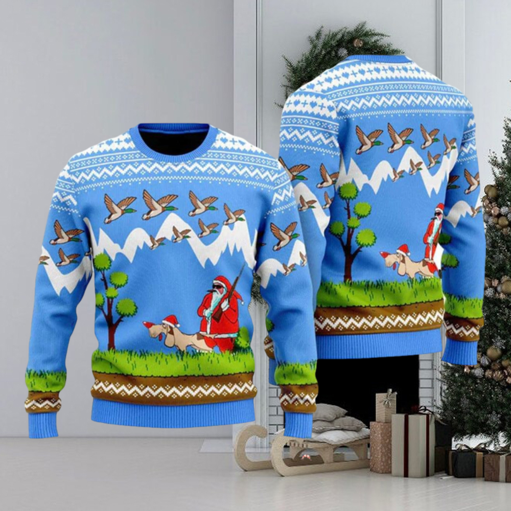 Santa duck 2024 hunting sweater