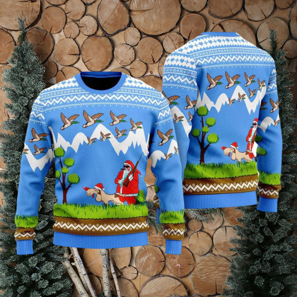 Santa duck hunting clearance sweater