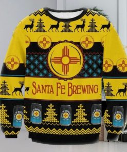 Santa Fe Brewing Ugly Christmas Sweater, Gift for Christmas Holiday