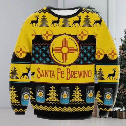 Santa Fe Brewing Ugly Christmas Sweater, Gift for Christmas Holiday