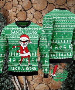 Floss like a shop boss christmas jumper