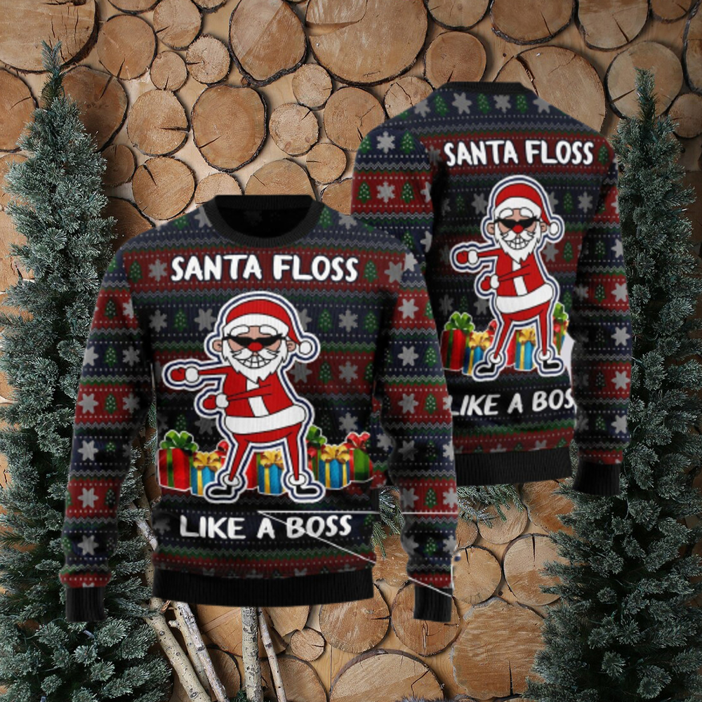 Santa on sale floss sweater