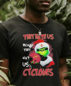 Santa Grinch Christmas They Hate Us Because Ain’t Us Iowa State Cyclones T shirt