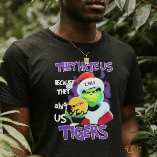 Santa Grinch Christmas They Hate Us Because Ain’t Us Lsu Tigers T shirt