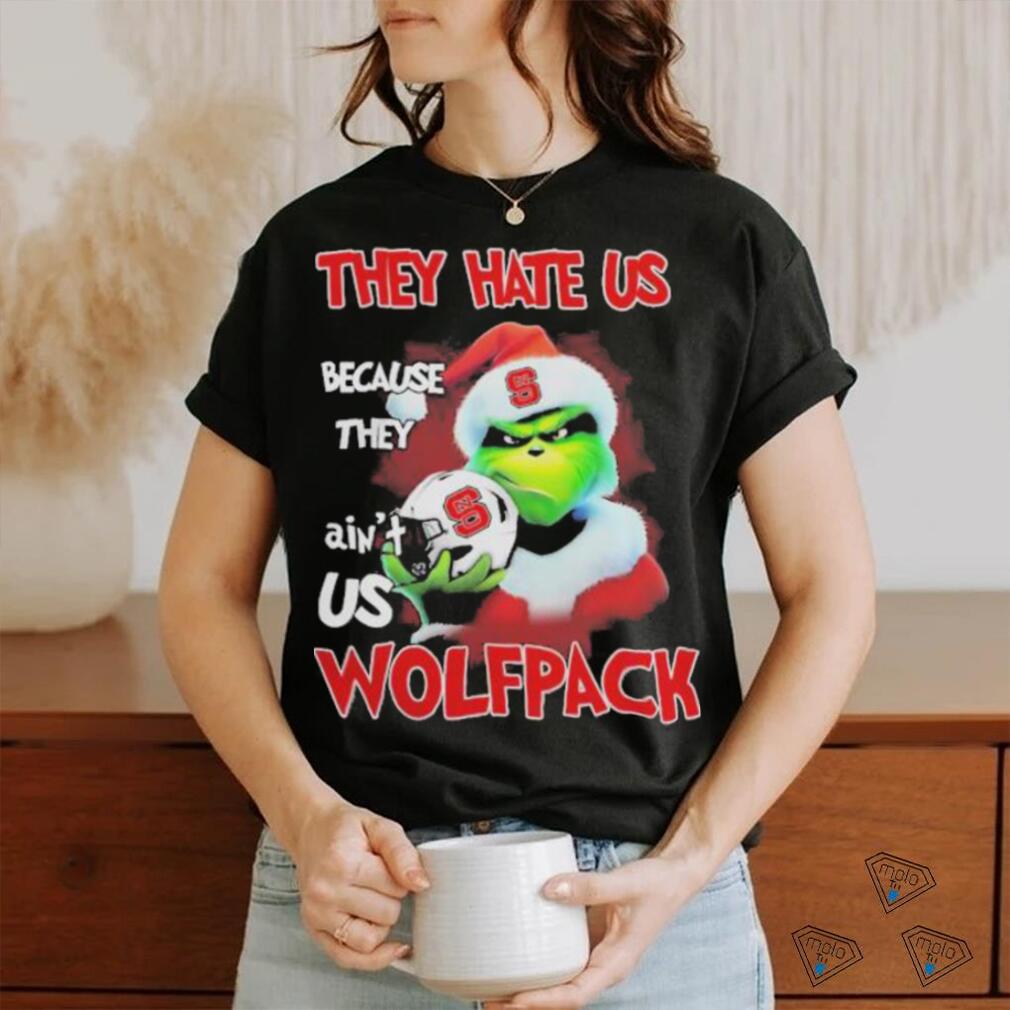 https://img.eyestees.com/teejeep/2023/Santa-Grinch-Christmas-They-Hate-Us-Because-Aint-Us-NC-State-Wolfpack-T-shirt2.jpg