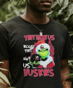 Santa Grinch Christmas They Hate Us Because Ain’t Us Northern Illinois Huskies T shirt